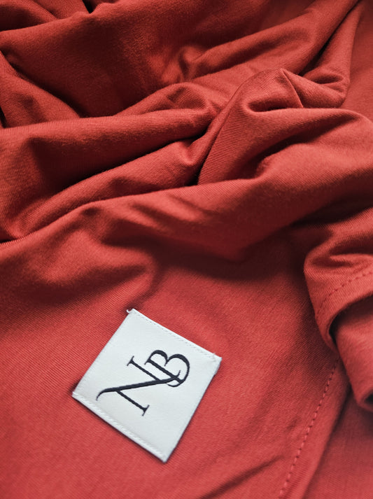 Bamboo jersey (Brick)