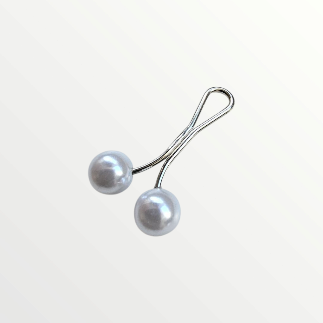 Hijab pearl clip (white)