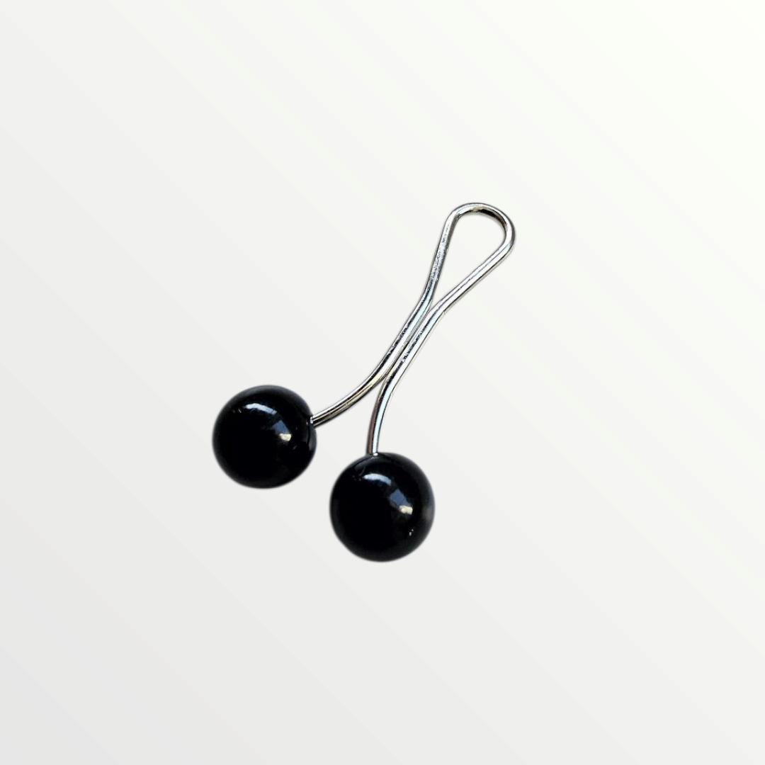 Hijab pearl clip (black)