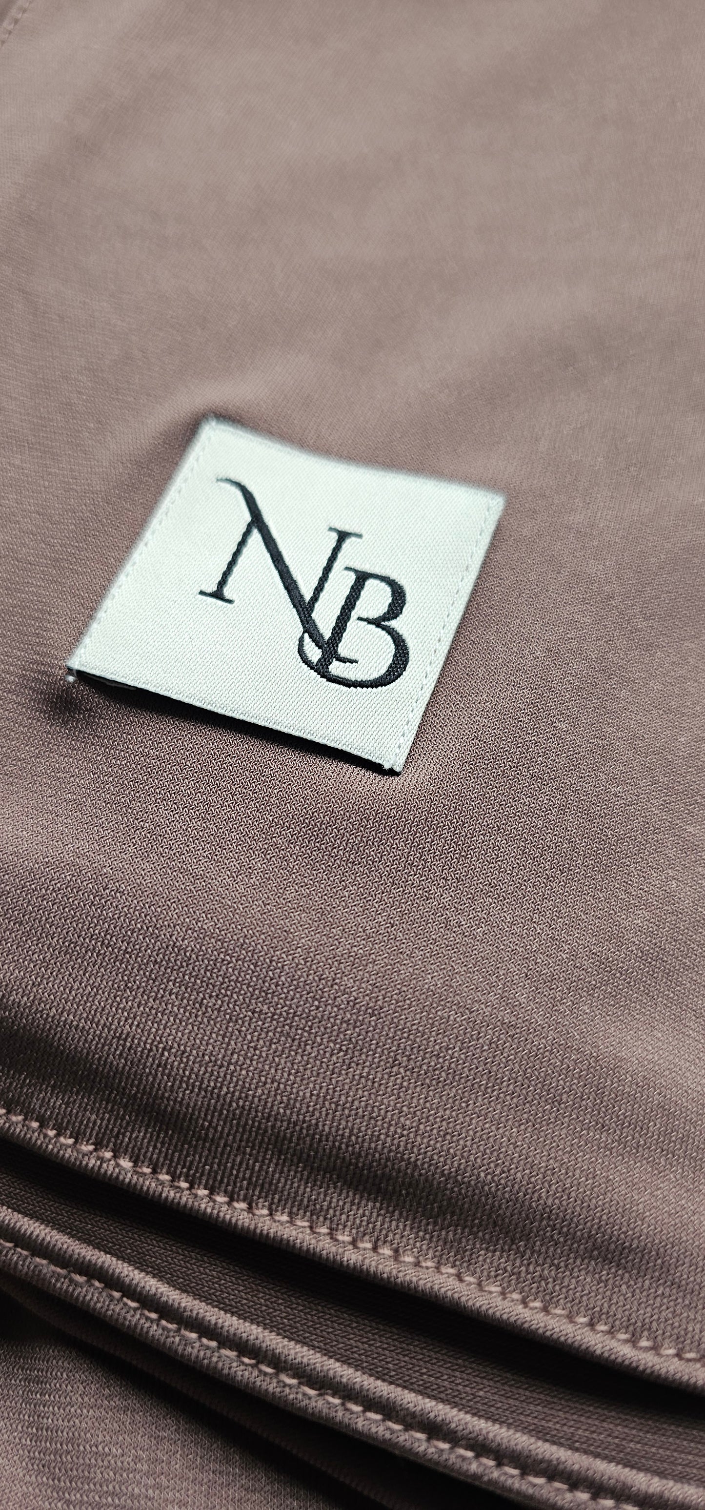 Premium-Jersey (Dunkles Taupe)
