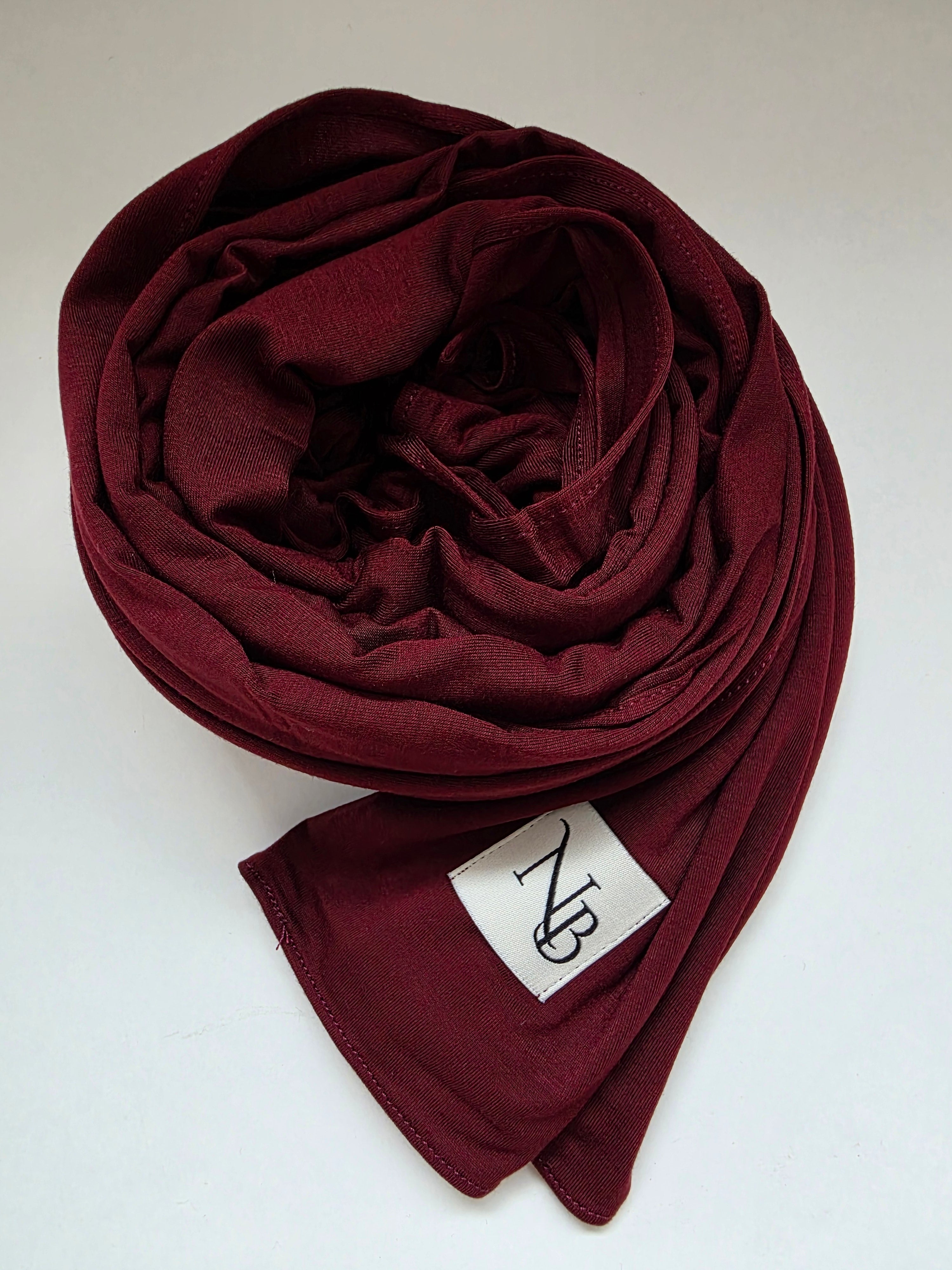 Bamboo jersey (Bordeaux)