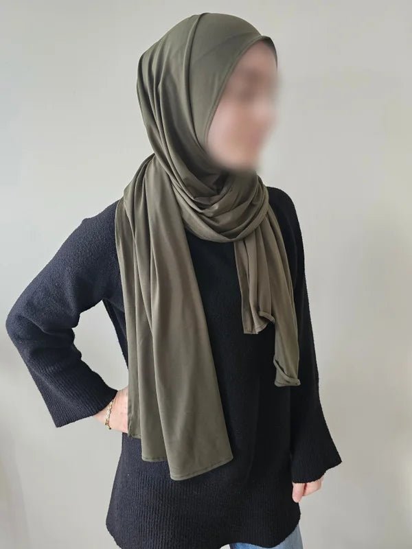 Easy hijab (Armygreen) - Nisaboutique