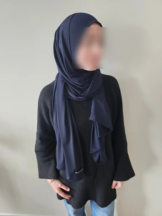 Easy hijab (Midnight blue) - Nisaboutique