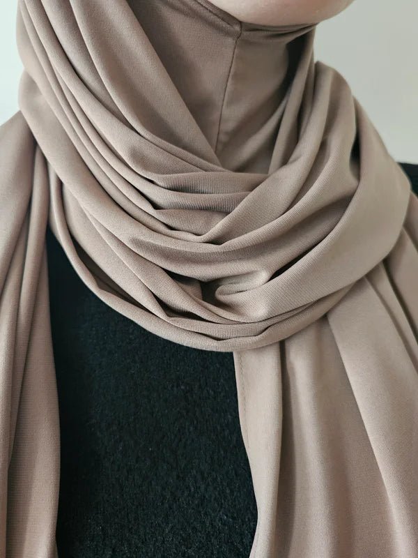 Easy hijab (Taupe) - Nisaboutique