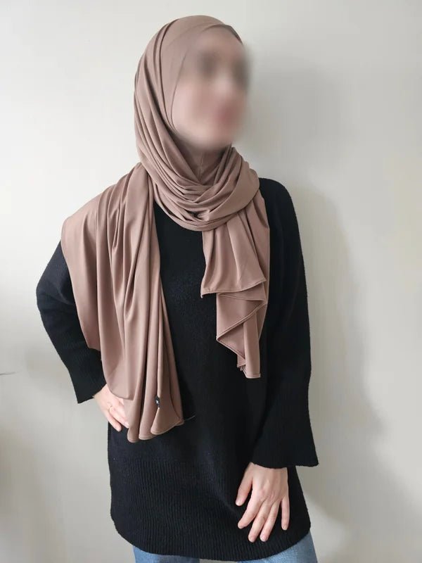 Easy hijab (Taupe) - Nisaboutique