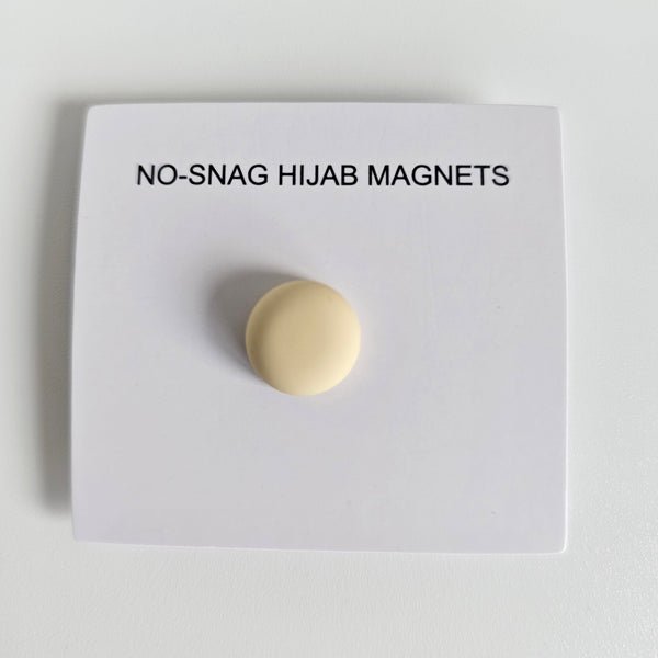 Hijab magneet (Mat cream) - Nisaboutique