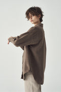 Houthakkersblouse (Bruin) - Nisaboutique